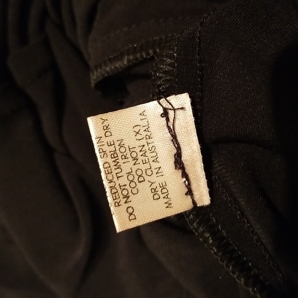 Leona Edmiston Halter Backless Fit and Flare Maxi Dress / Sz M / Black - Picture 11 of 14